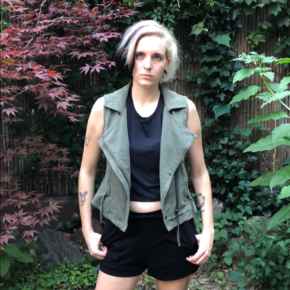 NWOT Marrakesh for Anthropologie Green Vest - Picture 2 of 8